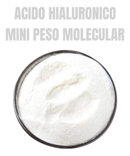 Acido Hialuronico Polvo Mini Peso Molecular Certificado 50g