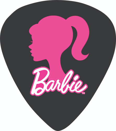 Palhetas Personalizadas  Barbie 7 Unidades