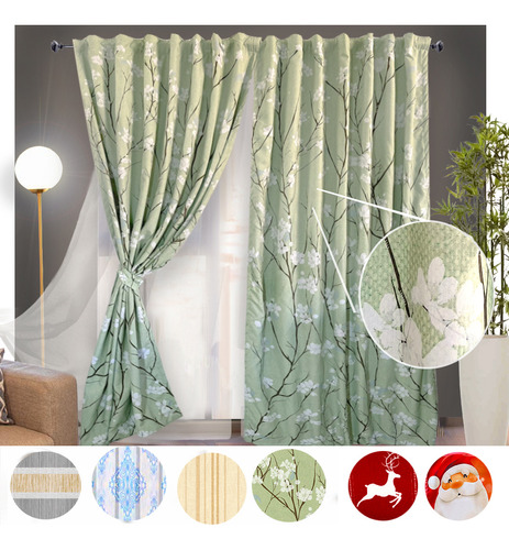 Cortinas Fiore Béla Home Personalizadas 1.40m Altox2.70ancho