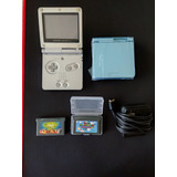 Game Boy Advance Sp Ags-001 + Carcasa Nueva + 2 Juegos 