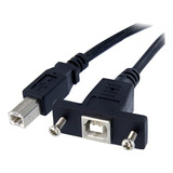 Cable Usb Tipo B (m-h) Para Montaje En Panel.