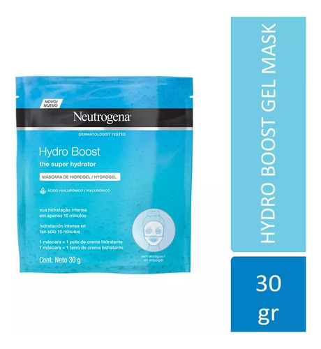 Neutrogena Máscara Facial De Hidrogel Hydro Boost 30ml