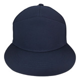 Gorra Plana Poliéster Lisa 7 Gajos Mayoreo 4 Piezas