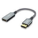 Cable Adaptador Iiabc 4k Displayport A Hdmi, Chapado En Oro,