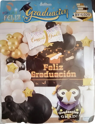 Set De Globos Para Graduación Varios Modelos Graduaciones