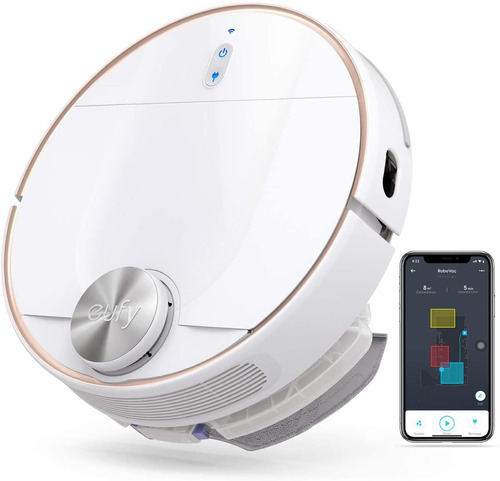 Aspiradora Robot Eufy Robovac L70 Híbrido, Navegación Láser Color Blanco