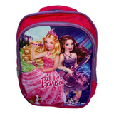 Mochila Infantil Escolar Média Costas Barbie 3d Alto Relevo