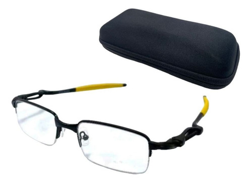 Armação De Grau Oculos Descanso Molinha Xmetal Vilão+ Estojo
