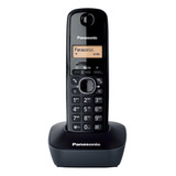 Teléfono Panasonic  Panasonic Kx-tg1611 Inalámbrico 220v - Color Negro