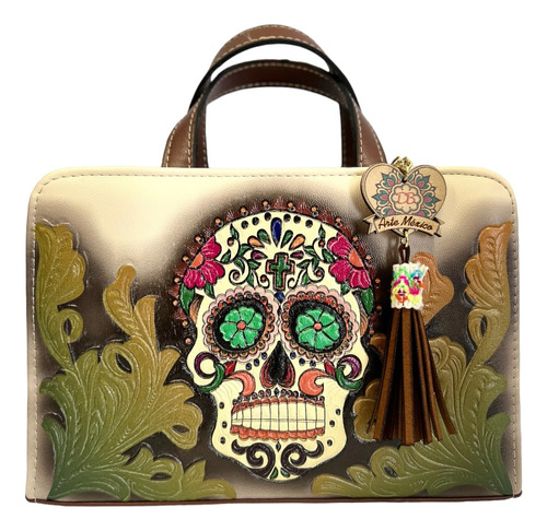 Bolsa Artesanal De Piel Mexicanas Ay Bandolera Dama Mujer