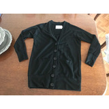 Maria Cher Chaleco Sweater Saco Negro Manga Larga S