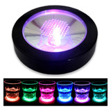 Led Drink Coasters Cup Coaster Com Sensor De Gravidade Leve