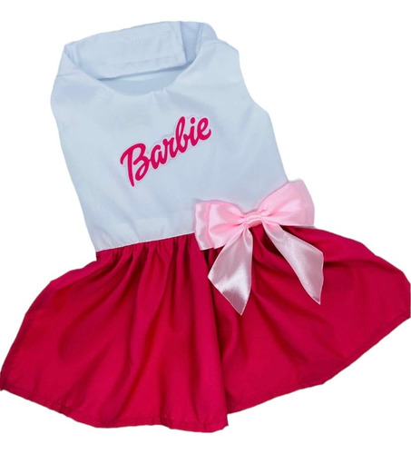 Vestido Roupa Para Cães E Gatos Pet Barbie