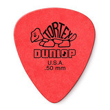 Dunlop Tortex Standard .50mm Red Guitar Pick - Paquete De 12