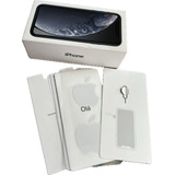 Caixa Vazia iPhone XR C/ Adesivo Manual Chave Chip
