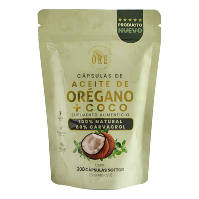 Suplemento En Cápsulas Suaves Ore Sobre Eco Aceite De Orégano Y Coco De Ore, Aceite De Orégano Y Coco X 215g | Meses sin interés