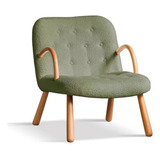 Sillón Mecedora De Lana Para Adultos (verde)