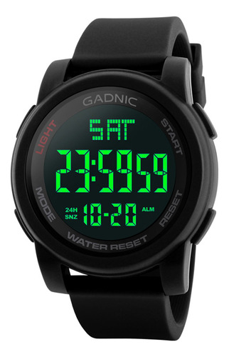 Reloj Deportivo Digital Gadnic Sumergible Alarma Cronometro
