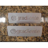 Emblema Gradiente Em Alumínio Nas Dimensões 77 X 24 X 01 Mm