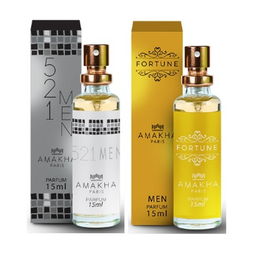 Perfume Amakha Paris Masculino 521 Men E Fortune 15ml