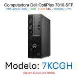  Dell Pc Desktop Optiplex 7010 I5-13500 16gb 512gb Ssd 