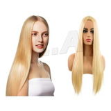 Peruca Lace Wig Fibra Futura Aspecto De Cabelo Natural Loira