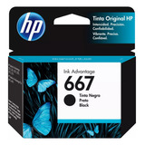 Cartucho Tinta Original Hp 667 Preto Advantage 2376 3ym79al