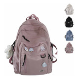 Gxt Bonita Mochila Escolar Harajuku Para Niñas Con