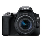  Canon Eos Kit 250d + Lente 18-55mm F/4-5.6 Is Stm Dslr Color  Negro 