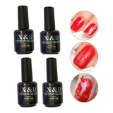 Kit 4 Un Magic Remover Esmalte X&d Removedor Acrigel