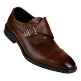 Zapato Vestir Oxford Hombre Café Piel Lugo Conti 04703800