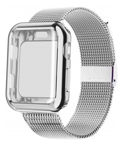 Funda Y Correa De Acero For Apple Watch Series 8 7 6 5 4 Se