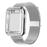 Funda Y Correa De Acero For Apple Watch Series 8 7 6 5 4 Se