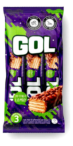 Galleta Gol Chocolate X3u 93 Gr