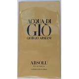 Perfume Acqua Di Gio Absolute G. Armani Eau De Parfum X125ml