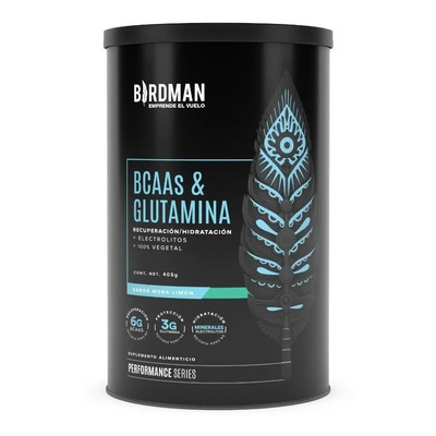 Birdman Bcaa + L Glutamina En Polvo | 30 Porciones Mora - Limón | Envío gratis