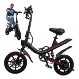  Oivida  Mbe-v030 Bicicleta Elétrica Scooter Velocidade 30km/h Suporta 120kg Cor Preto