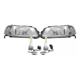 Optica Vw Gol G3 X2+ Lamparas H4 Led+ T10 Regalo Oferta!