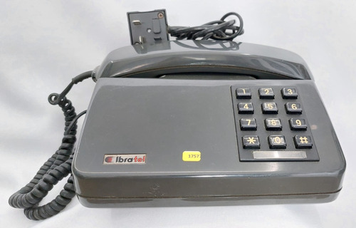 17577 Telefone De Teclado Ibratel Cinza Déc 80 