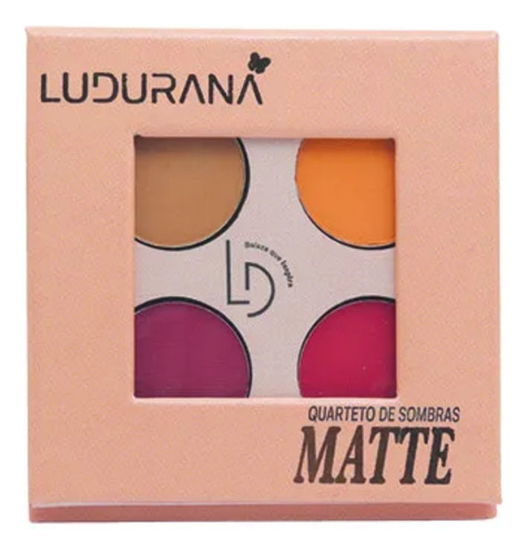 Mini Paleta De Sombras Quarteto Ludurana 4g