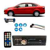 Radio Auto 1 Din Usb Aux Mp3 Fm + Control Remoto