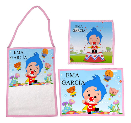 Juego De Toalla Mantel Servilleta Set Jardin Niño Niña 