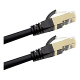 Interfaz De Cable Ethernet De 40 Gbps, 2 M, Par Dorado, 2000