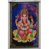 Tapices Con Mantras Buda Ganesha Shiva Lakshmi 80x1.00m