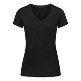 Camiseta Remera Dama Cuello V Ciclismo Atletismo Running Gym