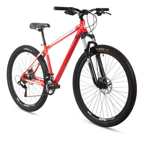 Bicicleta Montaña R29 Turbo Deimos Aluminio Roja Color Rojo Tamaño Del Cuadro L