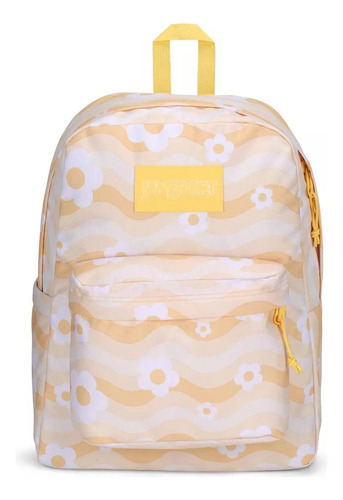 Mochila Urbana Jansport Superbreak Superbreak Plus Color Ocre Diseño Polyester 26l