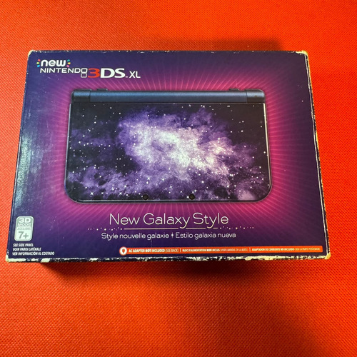 Nintendo New 3ds Xl Galaxy Style Color  Violeta Y Azul