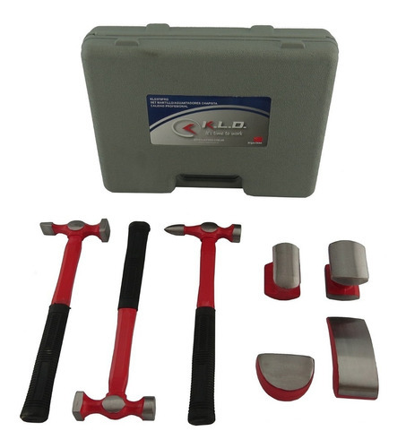 Kit Set Chapista Kld Martillos Aguantadores Maleta Kld375pro