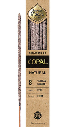 Sahumerio Copal Natural 8 Varillas